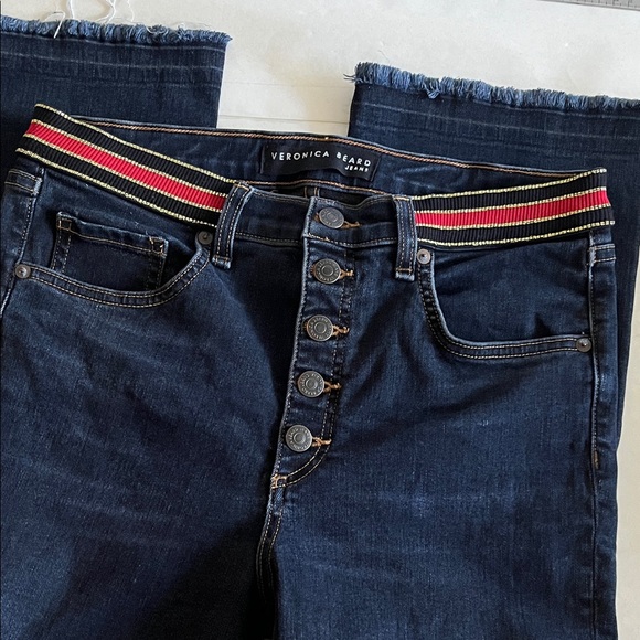 Veronica Beard Blue Jeans Carolyn 10” Baby Boot Size 30 - Picture 1 of 8